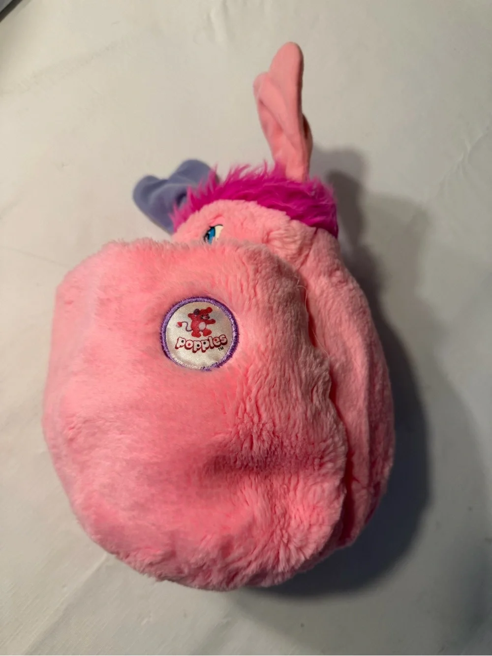 Plush Party Popples Pink and purple plush